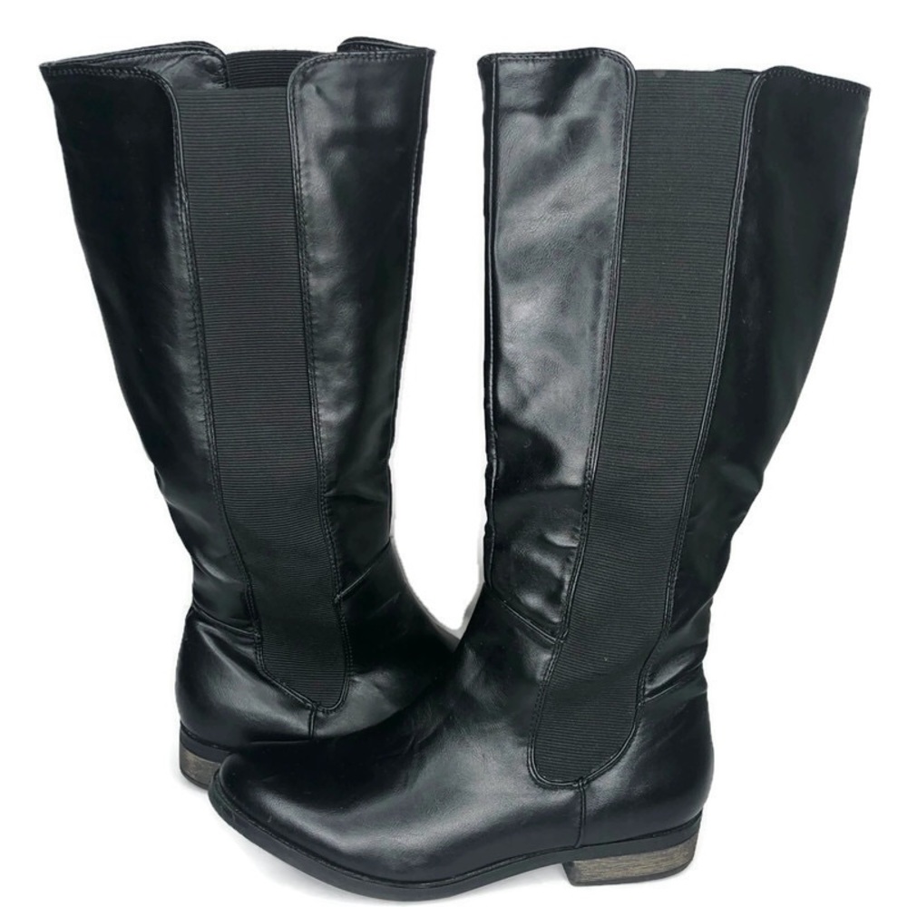 RAMPAGE | Black Ierlynn Knee High Boots Size 8M